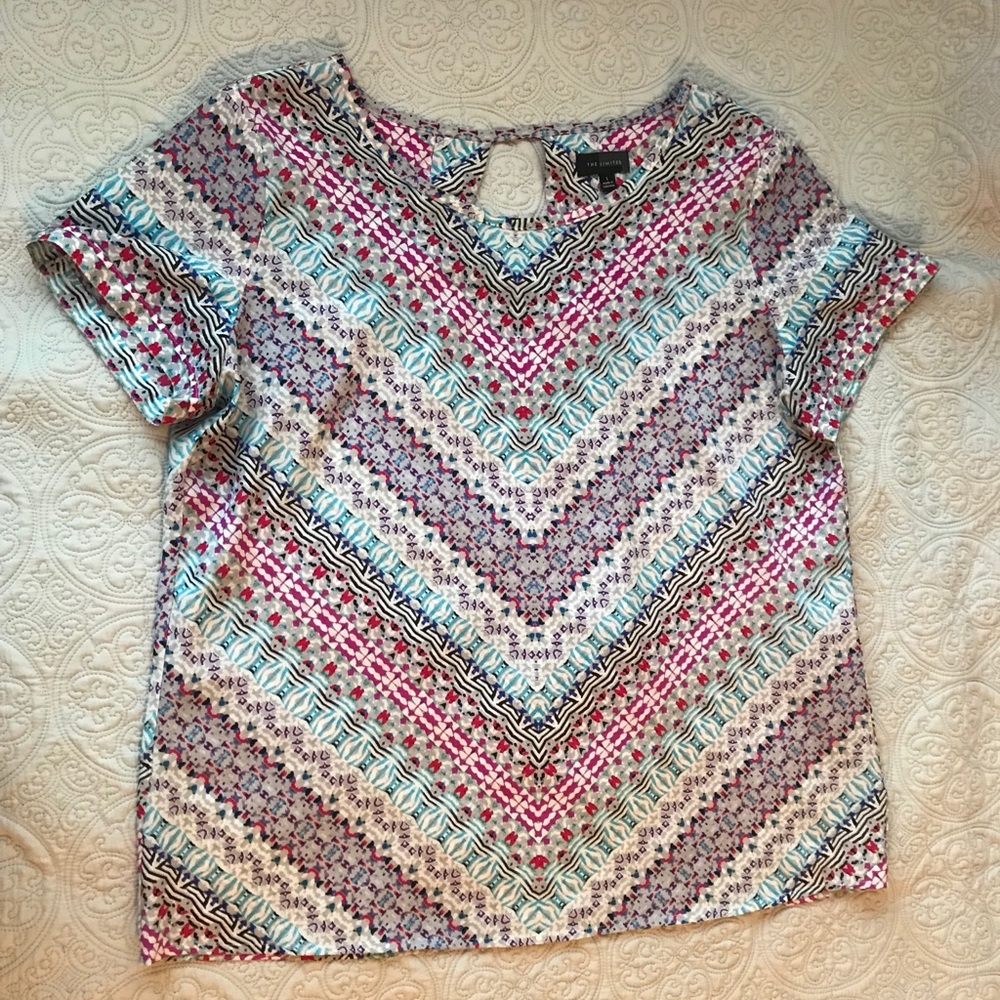 The Limited Multicolor Printed Top